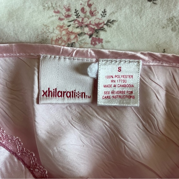 Y2K Xhilaration Pink Satin Cami - Picture 2 of 2